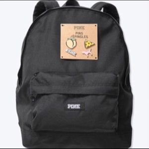 •New• VS PINK backpack w/ 4 pins